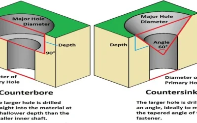 PCB Mounting Holes: Understanding Counterbore and Countersink