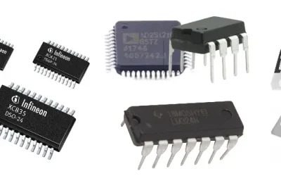 Microcontrollers and Components in PCB Circuit Boards