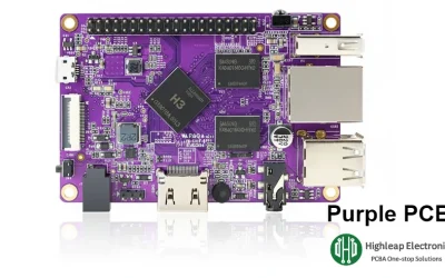 Purple PCB Boards – Aesthetic Circuit Design Manufacturing