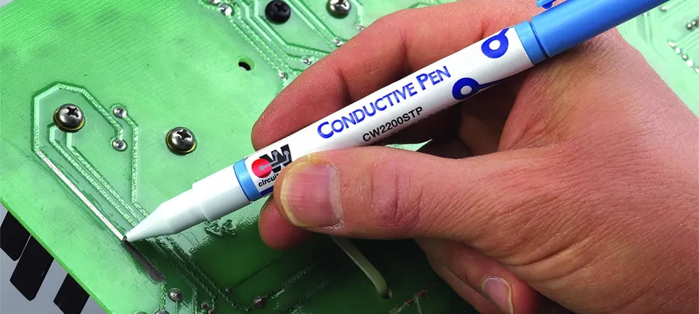 PCB Trace Repair with Conductive Pen