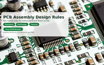 PCB Assembly Design Rules for DFM and Automated Assembly