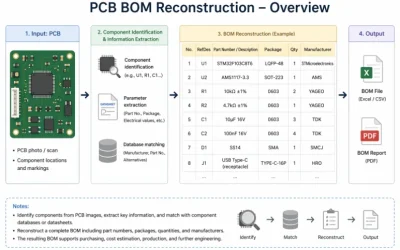 PCB BOM Reconstruction Services | Extract BOM from Physical Board