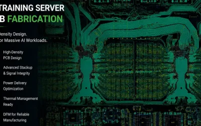 AI Training Server PCB Fabrication Services For Hyperscalers