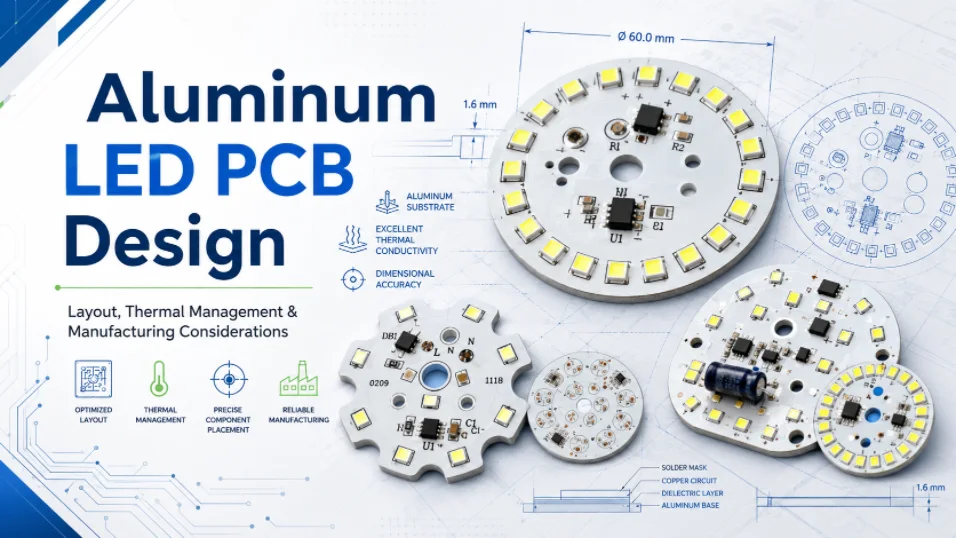 Aluminum LED PCB Design example 2