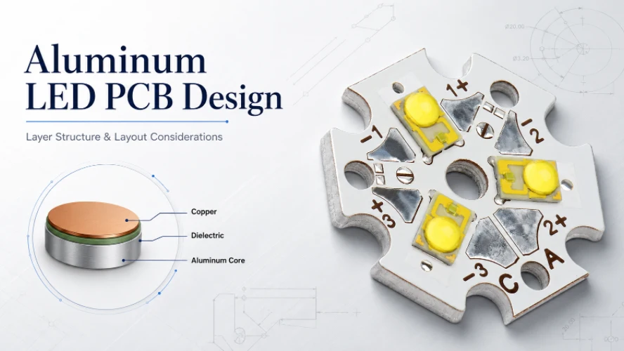 Aluminum LED PCB Design example 3