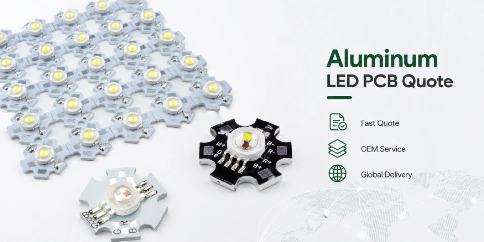 Aluminum LED PCB Quote example 2
