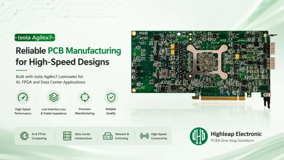 Isola Agilex 7 PCB Manufacturing for AI and FPGA Systems