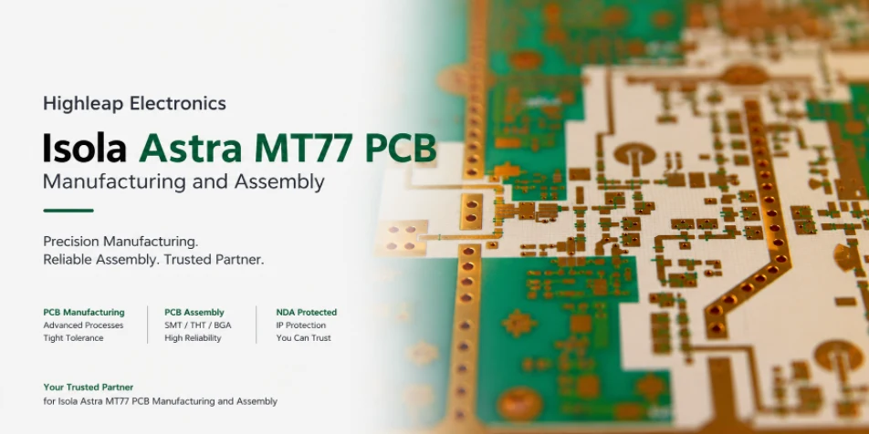 Isola Astra MT77 PCB Manufacturing