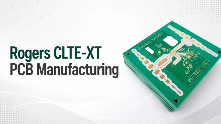 Produzione di PCB Rogers CLTE-XT per stack RF ibridi a basso coefficiente di dilatazione termica