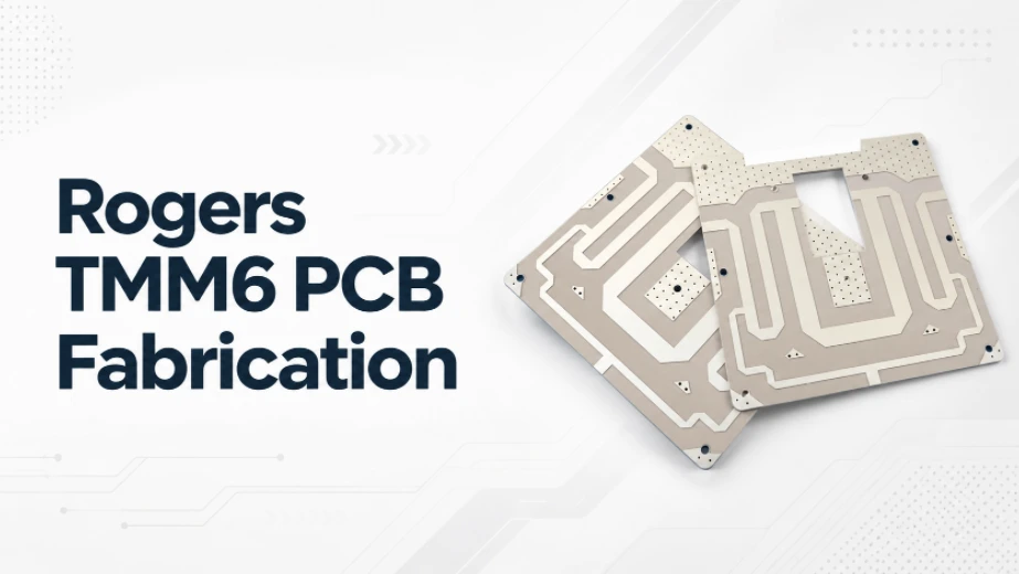 Fabbricazione di PCB Rogers TMM6 per schede a microonde in materiale termoindurente DK 6.0