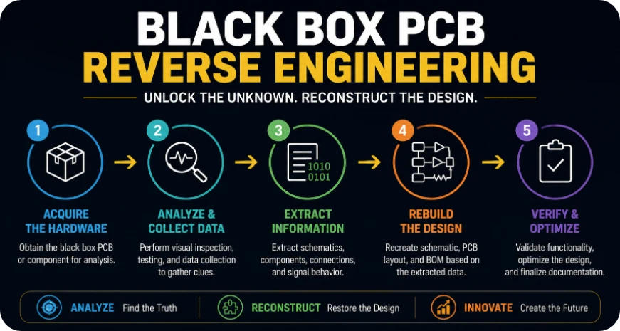 Black Box PCB Reverse Engineering Process