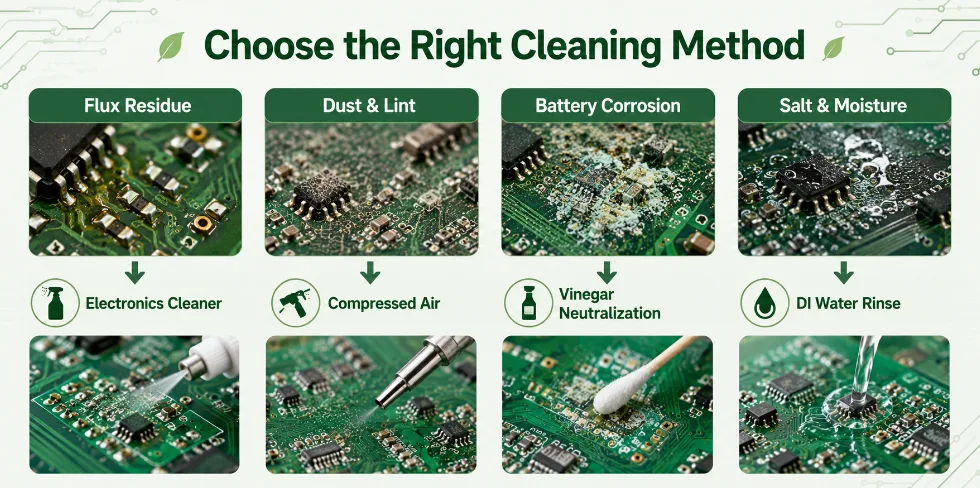how to clean a circuit board without alcohol details