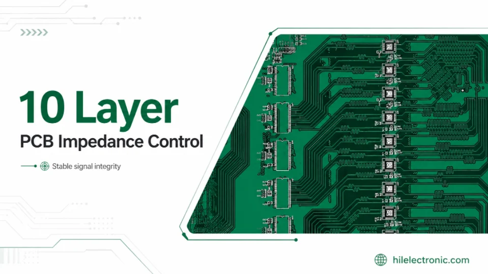 10 layer PCB impedance controlled trace planning