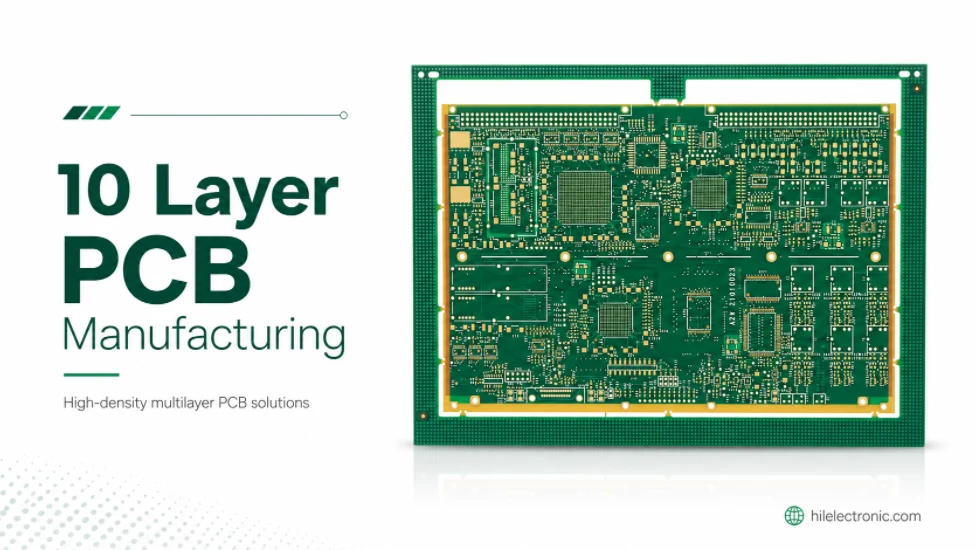 10 layer PCB manufacturing inspection and production review