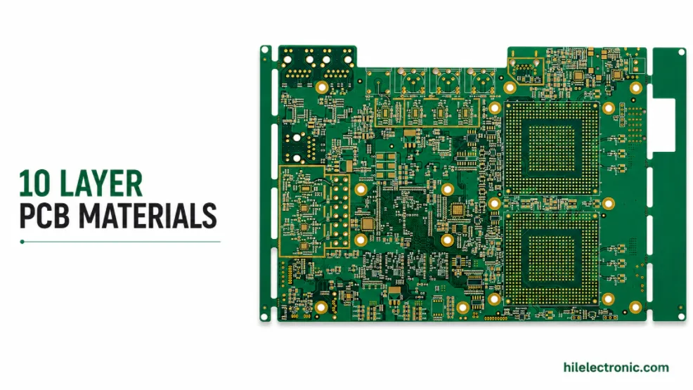 10 Layer PCB Materials for FR-4, Low-Loss and RF Boards