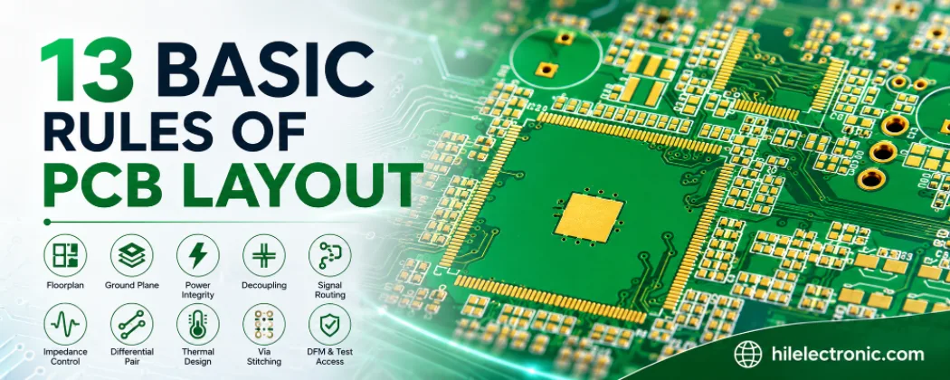 13 Basic Rules of PCB Layout (and the Failures They Prevent)