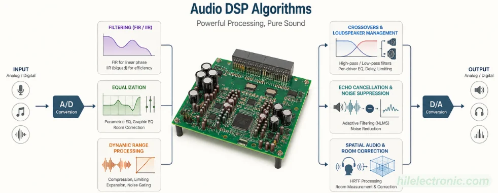 Audio DSP Algorithms and Processing Workflow