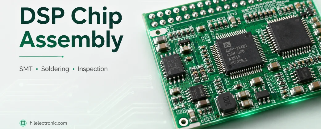 DSP chip assembly and SMT process control