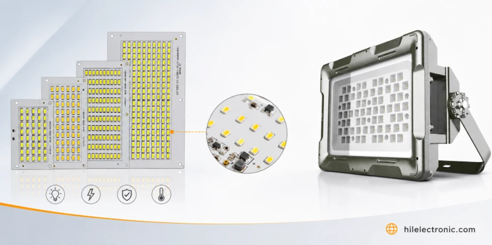 LED Flood Light PCB Manufacturing & Assembly by Highleap Electronics