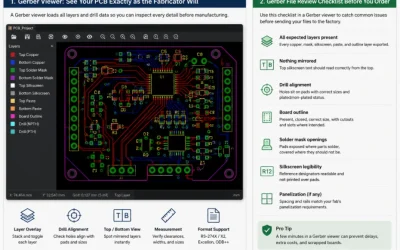 Gerber File Review Checklist: How to Check PCB Files Before You Order