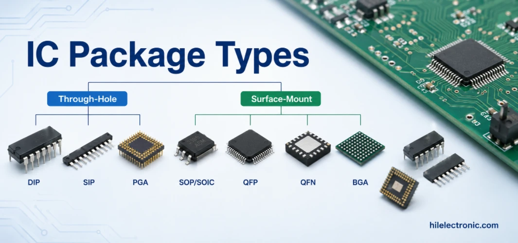 IC Package Types Explained: BGA vs QFN vs QFP, and How to Choose for Your PCB