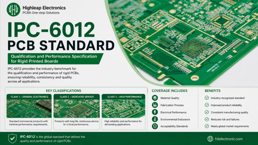 Standard IPC-6012 pro výrobu pevných desek plošných spojů