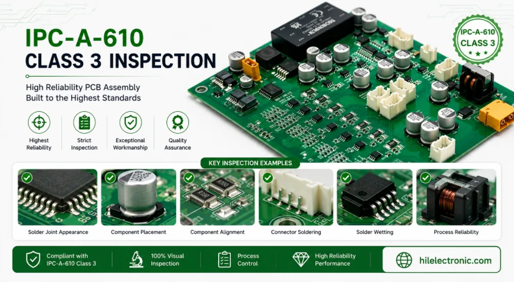 IPC-A-610 Class 3 inspection