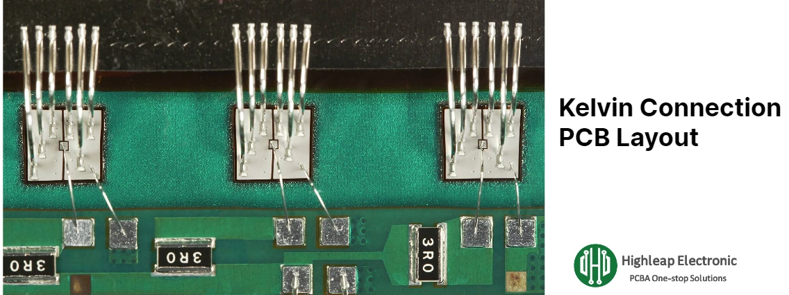 Kelvin connection PCB current sense layout