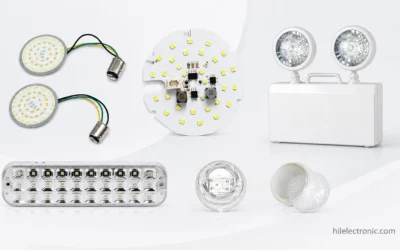 Placas de circuito impreso (PCB) para luces LED de emergencia y salida: placas con respaldo de batería, autodiagnóstico y electrónica de control.