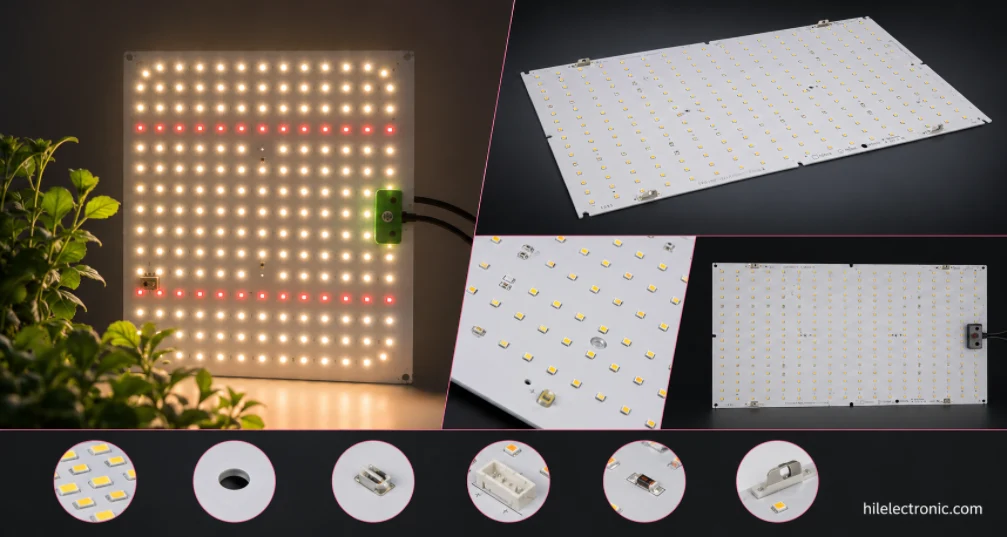 LED grow light PCB assembly