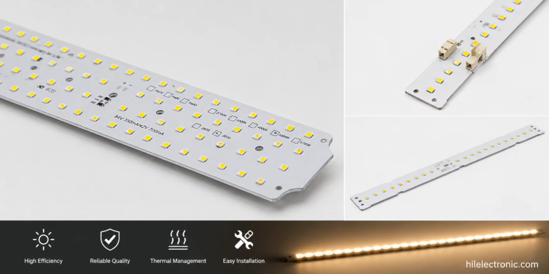 LED linear light PCB assembly