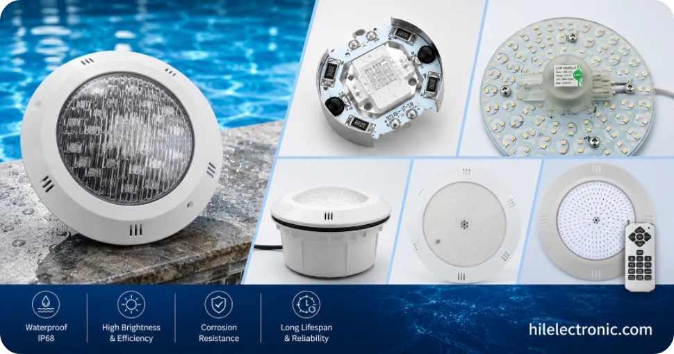 LED pool light PCB assembly