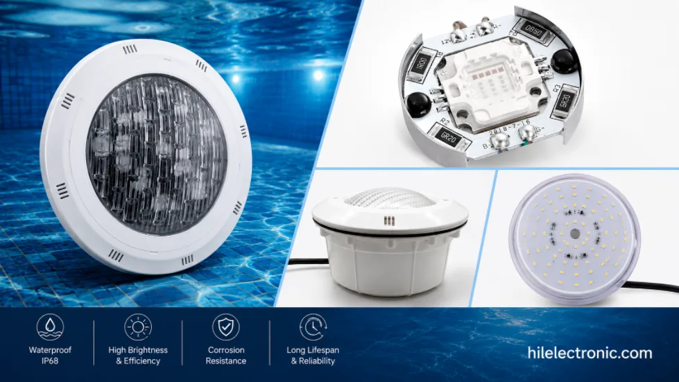 Underwater & Pool LED Light PCBs: IP68 Potted Boards, Low-Voltage Drivers & Safety