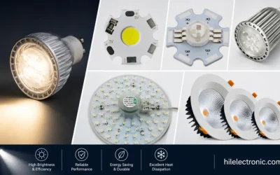 LED reflektory a projekční desky plošných spojů: Vysoce tokové světelné zdroje, optická registrace a budiče