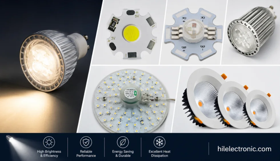 LED Spotlight & Projection PCBs: High-Flux Light Engines, Optical Registration & Drivers