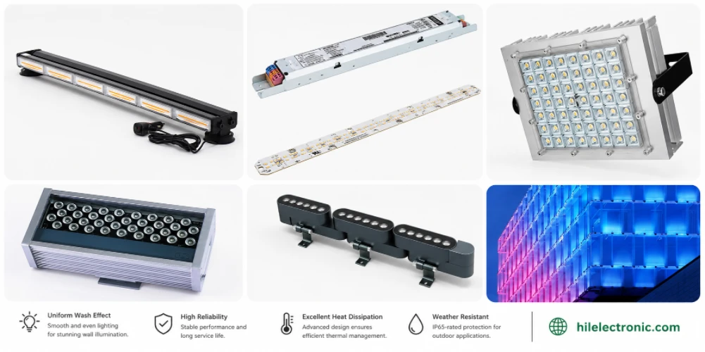 LED wall washer PCB production and assembly reference for quotation review.