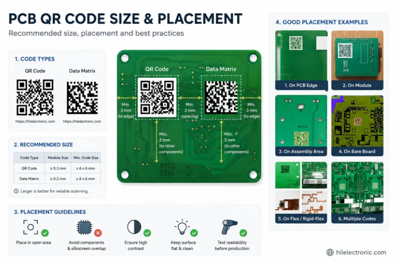 PCB QR Code Size and Placement: Design Rules for Reliable Scanning