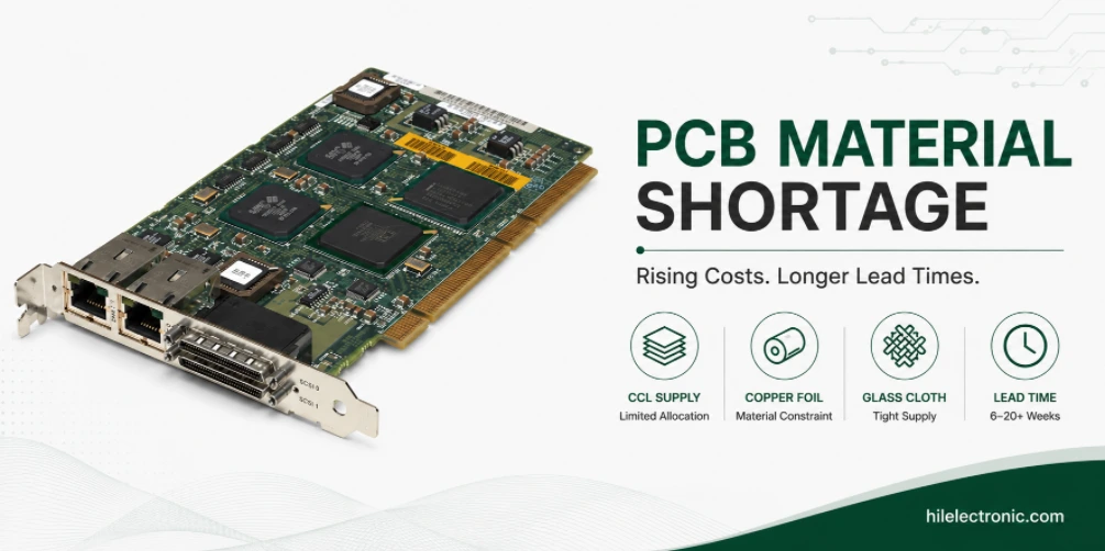 PCB material shortage