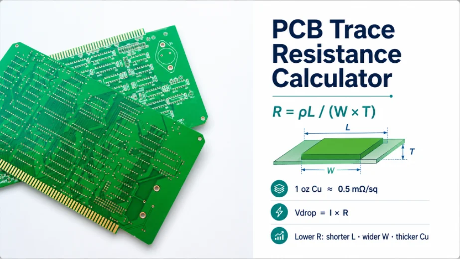 PCB Trace Resistance Calculator: How to Calculate Trace Resistance and Voltage Drop