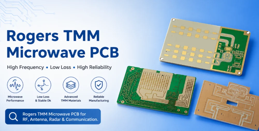 Rogers TMM Microwave PCB Manufacturing for Filters, Amplifiers and Couplers