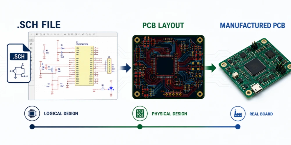 What Is a .SCH File? Schematic Formats and PCB Output