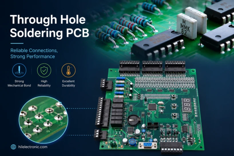 Through-hole soldering PCB joint inspection and defect control