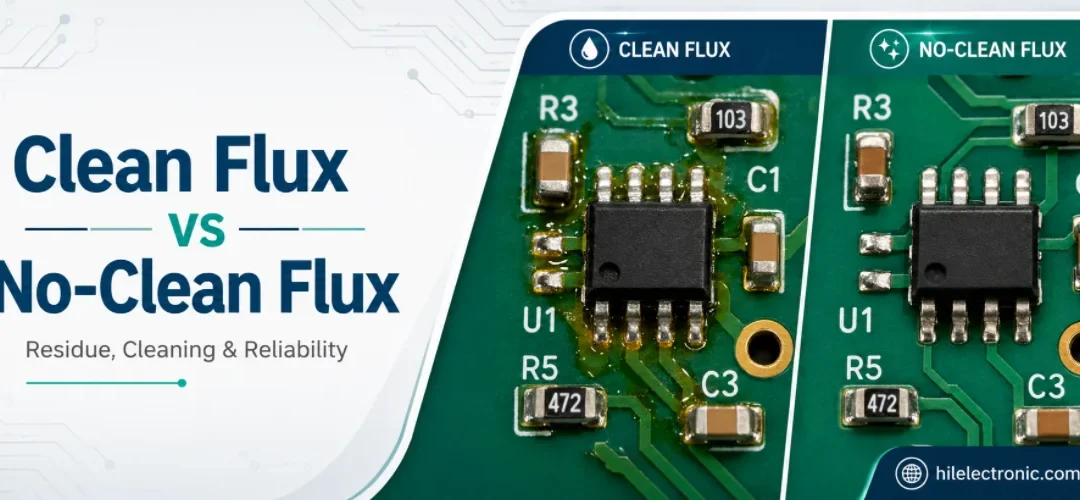 Clean Flux vs No-Clean Flux: Residue, Cleaning, and PCB Reliability