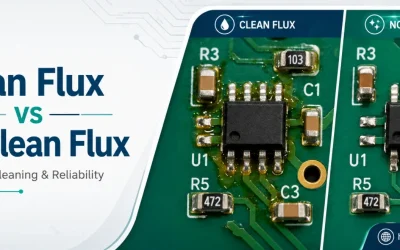 Clean Flux vs No-Clean Flux: Residue, Cleaning, and PCB Reliability