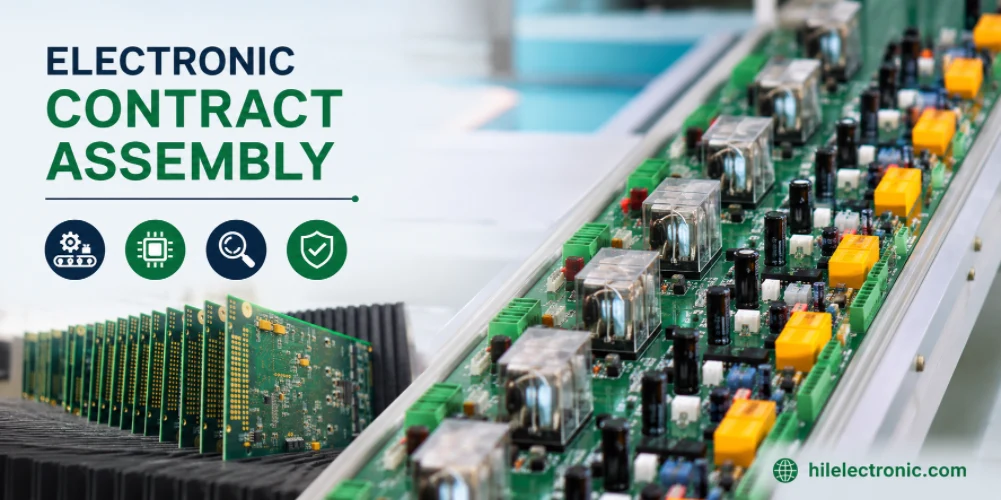 electronic contract assembly assembly and layout details