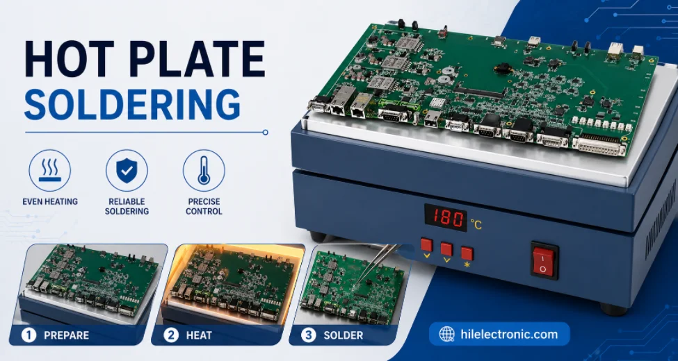 Hot Plate Soldering: Process, Limits, and Reflow Comparison
