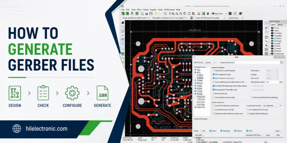 How to Generate Gerber Files for PCB Manufacturing