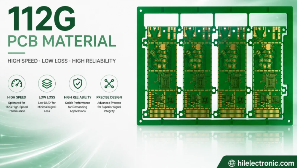 112G PCB Material Selection and High-Speed PCB Manufacturing