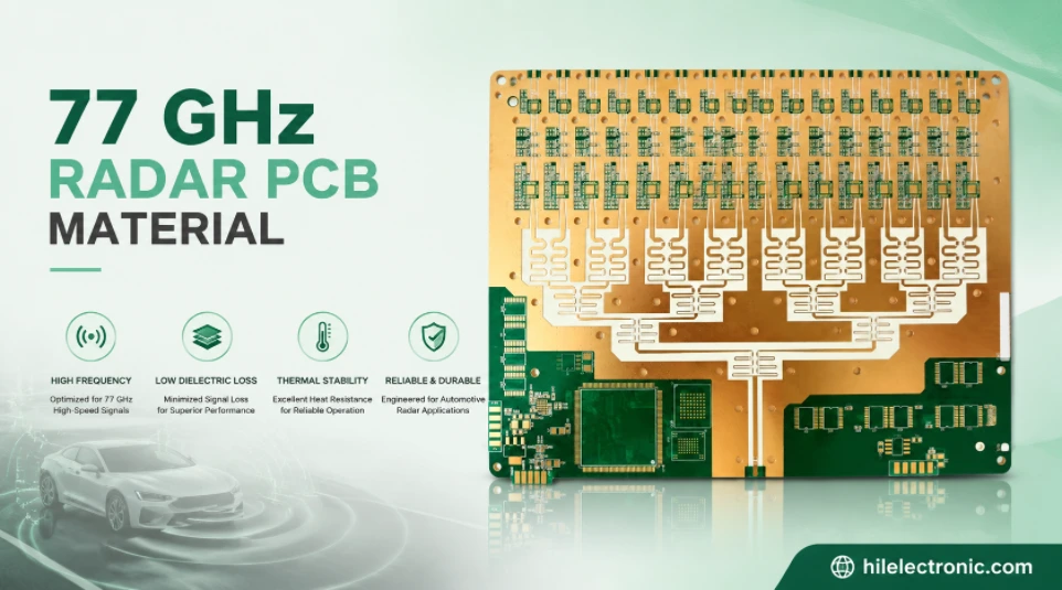 77 GHz Radar PCB Material Selection and Manufacturing Guide
