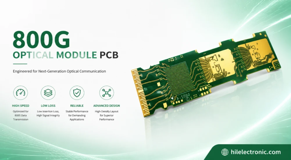 800G Optical Module PCB Manufacturing and Assembly Service
